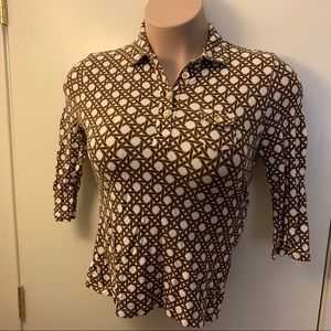 Women’s Talbots Medium Petite Geometric Top